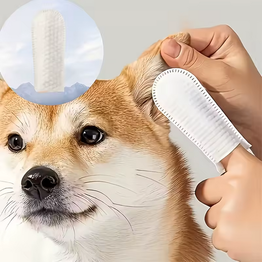 Pet Ear Cleaning Wipes Dog Cat Ear Care Finger Wipes Ear Mite Remover