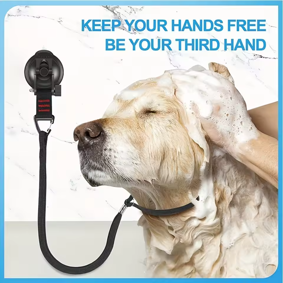 Pet Grooming Suction Cup Harness Dog Cat Bath Restraint Drying Grooming Aid