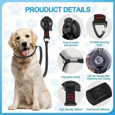 Pet Grooming Suction Cup Harness Dog Cat Bath Restraint Drying Grooming Aid