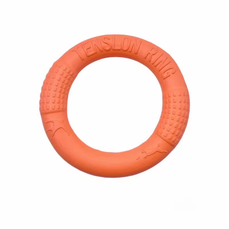 Waterproof Floating EVA Dog Frisbee Tug Ring Chew Resistant Training Toy