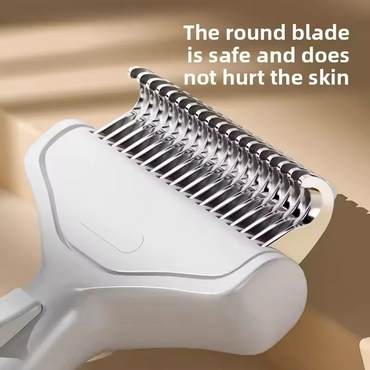 Pet Grooming Comb Stainless Steel Dog Cat Deshedding Detangling Brush