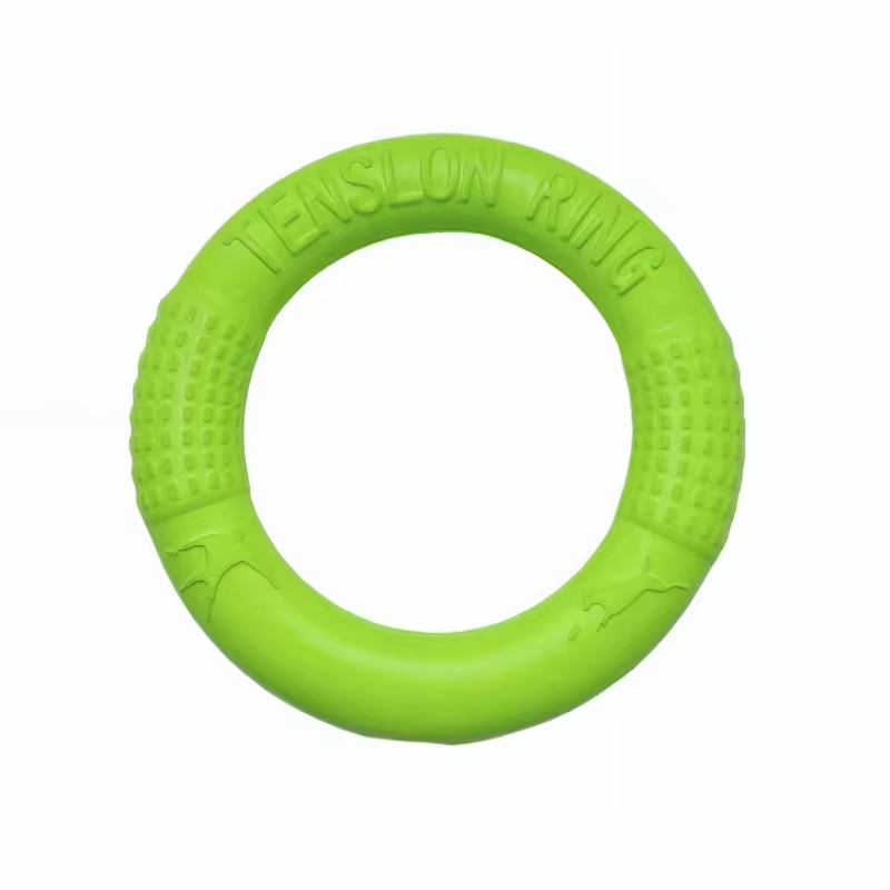 Waterproof Floating EVA Dog Frisbee Tug Ring Chew Resistant Training Toy