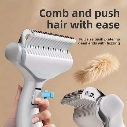 Pet Grooming Comb Stainless Steel Dog Cat Deshedding Detangling Brush