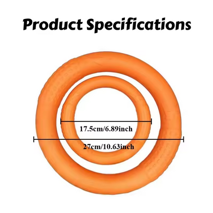 Waterproof Floating EVA Dog Frisbee Tug Ring Chew Resistant Training Toy