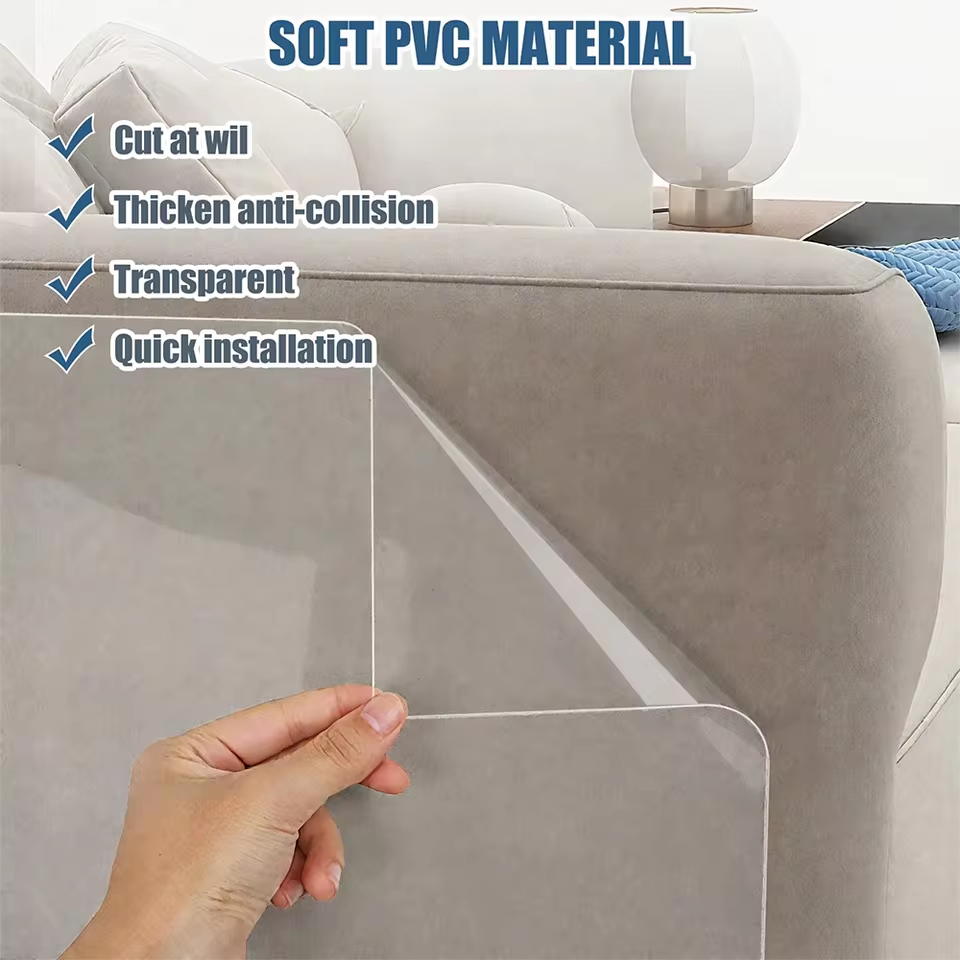 Anti Cat Scratch Furniture Protector Tape Clear Sofa Couch Guard Roll