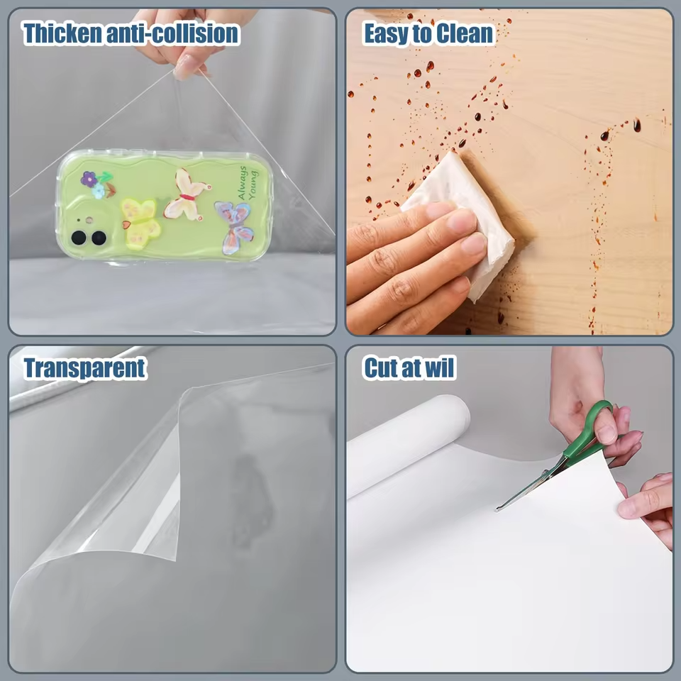 Anti Cat Scratch Furniture Protector Tape Clear Sofa Couch Guard Roll