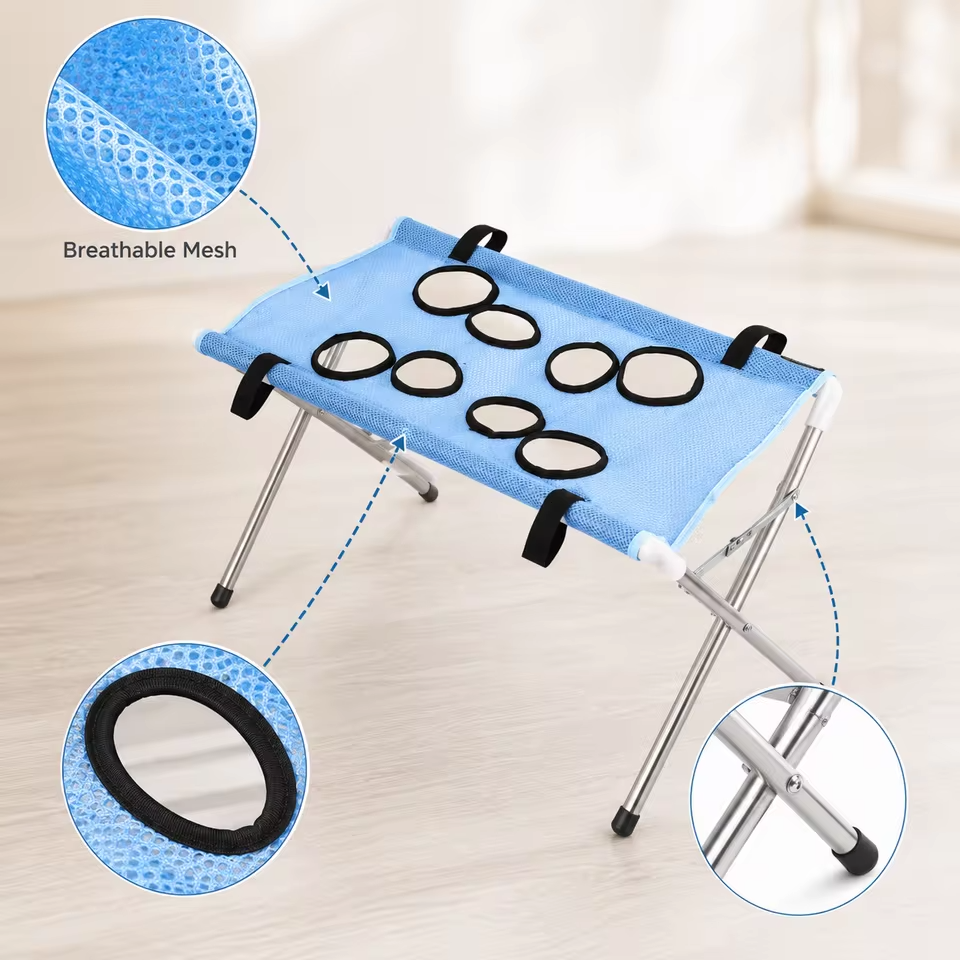 Pet Grooming Hammock Stand Foldable Dog and Cat Nail Trimming Bathing Table