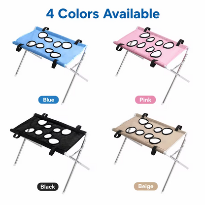 Pet Grooming Hammock Stand Foldable Dog and Cat Nail Trimming Bathing Table