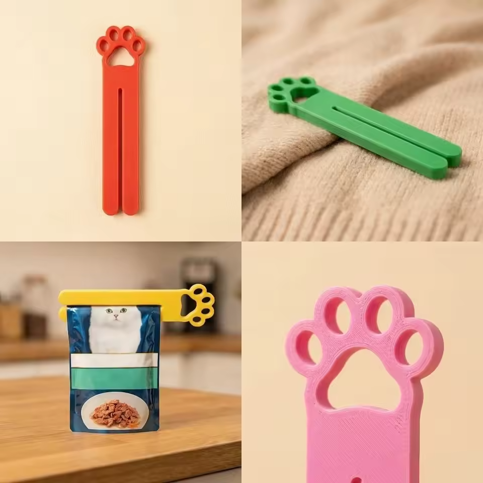 Cat Treat Squeezer Spoon Cat Paw Design No Waste Snack Tube Feeder Tool