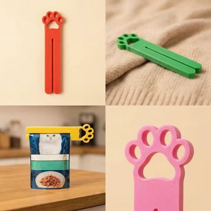 Cat Treat Squeezer Spoon Cat Paw Design No Waste Snack Tube Feeder Tool