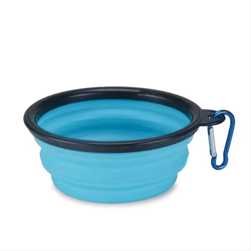 Collapsible Pet Bowl Silicone Dog Cat Travel Food Water Bowl Portable Outdoor