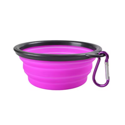 Collapsible Pet Bowl Silicone Dog Cat Travel Food Water Bowl Portable Outdoor