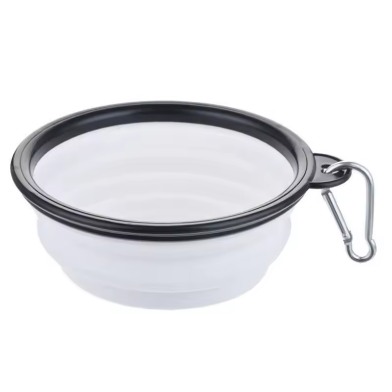 Collapsible Pet Bowl Silicone Dog Cat Travel Food Water Bowl Portable Outdoor