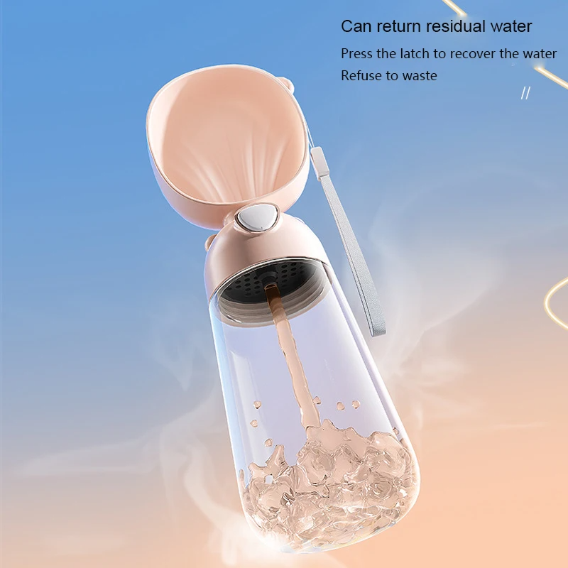 Portable Dog Water Bottle Leakproof Travel Drinking Bowl for Dogs Cats