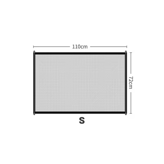 Retractable Pet Gate Dog Safety Fence No Drill Indoor Stair Barrier